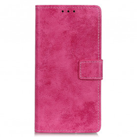 Housse Motorola Edge 20 Pro Simili Cuir Vintage