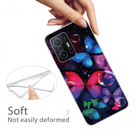 Coque Xiaomi 11T Papillons Sauvages