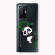 Coque Xiaomi 11T Transparente Panda Sur Le Bambou