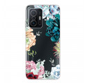 Coque Xiaomi 11T Transparente Fleurs Aquarelle