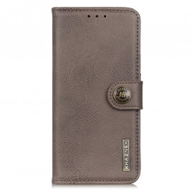 Housse Motorola Edge 20 Pro Simili Cuir KHAZNEH