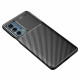 Coque Motorola Edge 20 Pro Flexible Texture Fibre Carbone