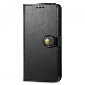 Housse Motorola Edge 20 Pro Simili Cuir et Fermoir Vintage