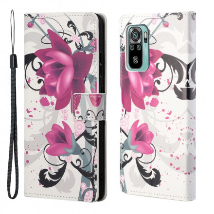 Housse Xiaomi Redmi 10 Tropical Flowers Housse Xiaomi Redmi 10 Tropical Flowers