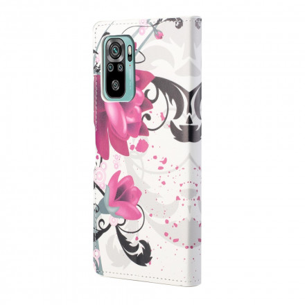 Housse Xiaomi Redmi 10 Tropical Flowers Housse Xiaomi Redmi 10 Tropical Flowers