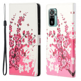 Housse Xiaomi Redmi 10 Tropical Flowers
