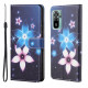 Housse Xaiomi Redmi 10 Fleurs Lunaires à Lanière Housse Xaiomi Redmi 10 Fleurs Lunaires à Lanière
