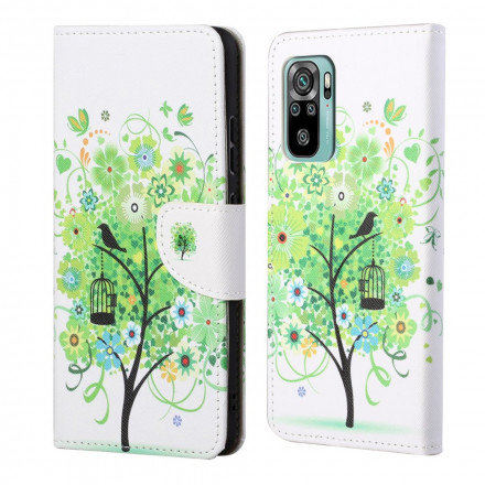 Housse Xiaomi Redmi 10 Arbre Vert