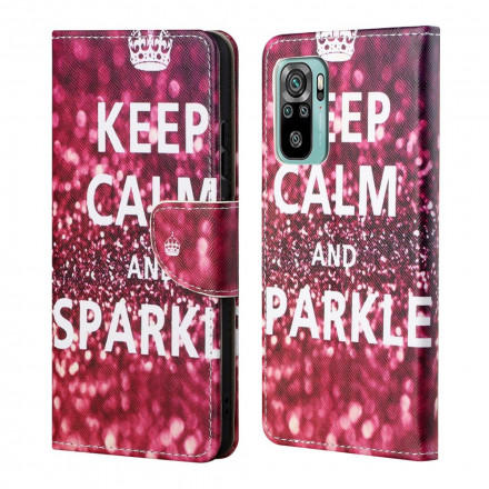 Housse Xiaomi Redmi 10 Keep Calm and Sparkle Housse Xiaomi Redmi 10 Keep Calm and Sparkle