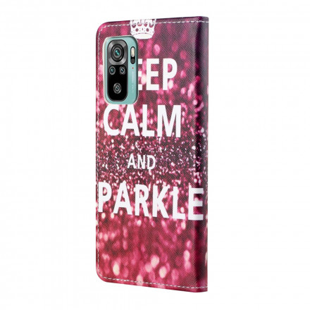 Housse Xiaomi Redmi 10 Keep Calm and Sparkle Housse Xiaomi Redmi 10 Keep Calm and Sparkle