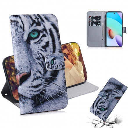 Housse Xiaomi Redmi 10 Face de Tigre Housse Xiaomi Redmi 10 Face de Tigre