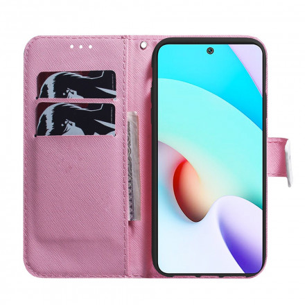 Housse Xiaomi Redmi 10 Fleur Vieux Rose Housse Xiaomi Redmi 10 Fleur Vieux Rose