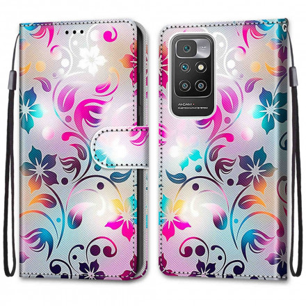 Housse Xiaomi Redmi 10 Feuillage en Couleur Housse Xiaomi Redmi 10 Feuillage en Couleur