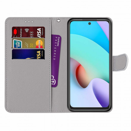 Housse Xiaomi Redmi 10 Triangle en Marbre et Paillettes Housse Xiaomi Redmi 10 Triangle en Marbre et Paillettes