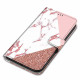 Housse Xiaomi Redmi 10 Triangle en Marbre et Paillettes Housse Xiaomi Redmi 10 Triangle en Marbre et Paillettes