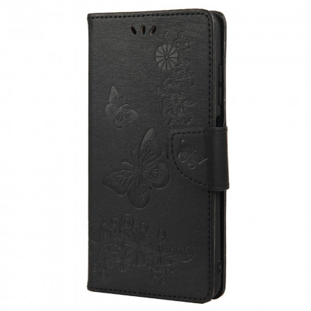 Housse Xiaomi Redmi 10 Que des Papillons avec Lanière Housse Xiaomi Redmi 10 Que des Papillons avec Lanière