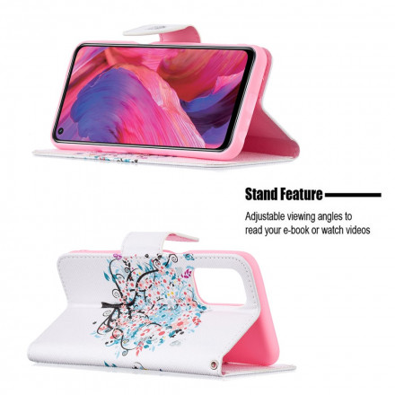 Housse Oppo A54 5G / A74 5G Flowered Tree Housse Oppo A54 5G / A74 5G Flowered Tree