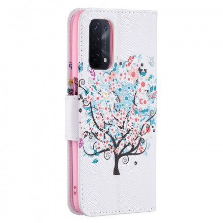 Housse Oppo A54 5G / A74 5G Flowered Tree Housse Oppo A54 5G / A74 5G Flowered Tree
