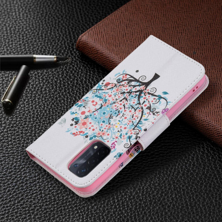 Housse Oppo A54 5G / A74 5G Flowered Tree Housse Oppo A54 5G / A74 5G Flowered Tree