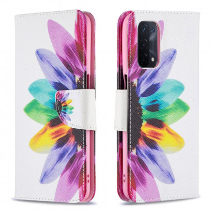 Housse Oppo A54 5G / A74 5G Fleur Aquarelle Housse Oppo A54 5G / A74 5G Fleur Aquarelle