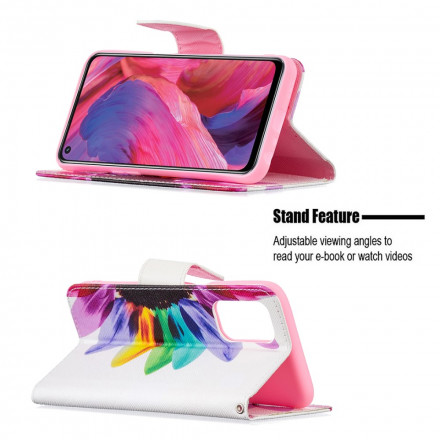 Housse Oppo A54 5G / A74 5G Fleur Aquarelle Housse Oppo A54 5G / A74 5G Fleur Aquarelle