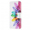 Housse Oppo A54 5G / A74 5G Fleur Aquarelle