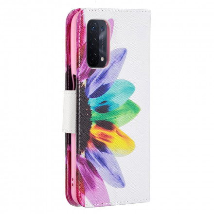 Housse Oppo A54 5G / A74 5G Fleur Aquarelle Housse Oppo A54 5G / A74 5G Fleur Aquarelle