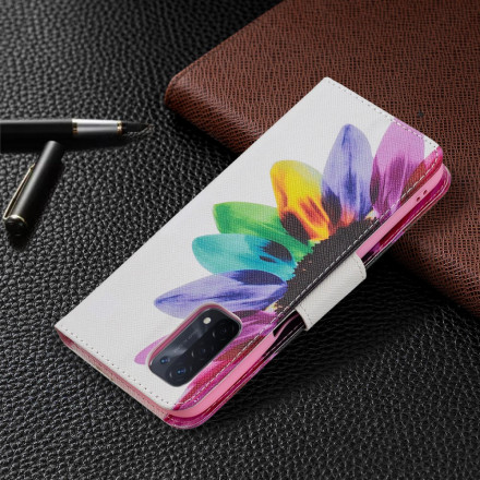 Housse Oppo A54 5G / A74 5G Fleur Aquarelle Housse Oppo A54 5G / A74 5G Fleur Aquarelle
