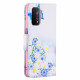 Housse Oppo A54 5G / A74 5G Papillons et Fleurs Peints Housse Oppo A54 5G / A74 5G Papillons et Fleurs Peints