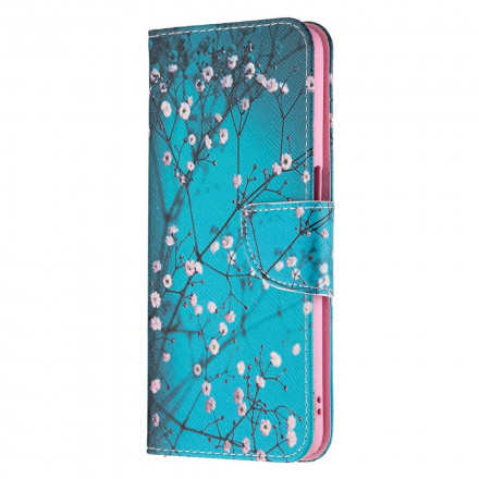 Flip Cover Oppo A54 5G / A74 5G Branches Fleuries Flip Cover Oppo A54 5G / A74 5G Branches Fleuries