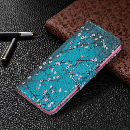 Flip Cover Oppo A54 5G / A74 5G Branches Fleuries Flip Cover Oppo A54 5G / A74 5G Branches Fleuries