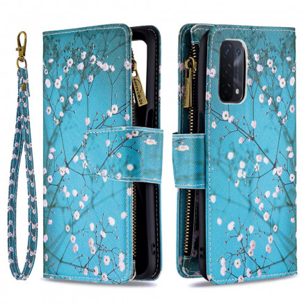 Housse Oppo A54 5G / A74 5G Poche Zippée Arbre Housse Oppo A54 5G / A74 5G Poche Zippée Arbre