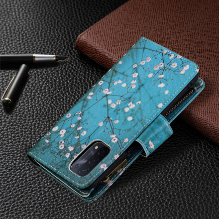 Housse Oppo A54 5G / A74 5G Poche Zippée Arbre Housse Oppo A54 5G / A74 5G Poche Zippée Arbre