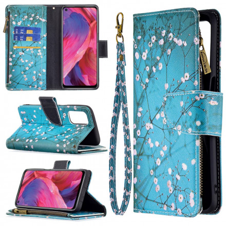 Housse Oppo A54 5G / A74 5G Poche Zippée Arbre Housse Oppo A54 5G / A74 5G Poche Zippée Arbre