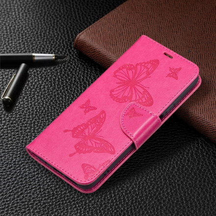 Housse Xiaomi Redmi 10 Papillons Imprimés à Lanière Housse Xiaomi Redmi 10 Papillons Imprimés à Lanière
