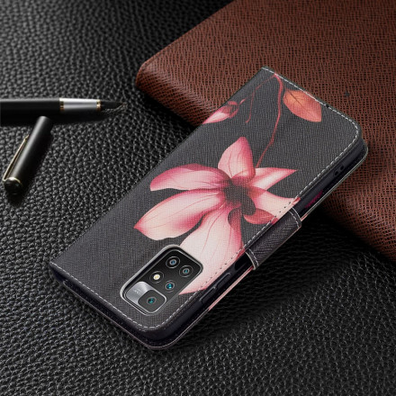 Housse Xiaomi Redmi 10 Fleur Rose