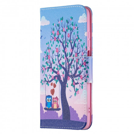 Housse Xiaomi Redmi 10 Hiboux Sur La Balançoire Housse Xiaomi Redmi 10 Hiboux Sur La Balançoire