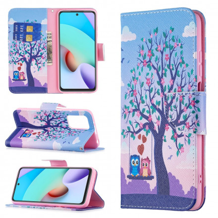 Housse Xiaomi Redmi 10 Hiboux Sur La Balançoire Housse Xiaomi Redmi 10 Hiboux Sur La Balançoire