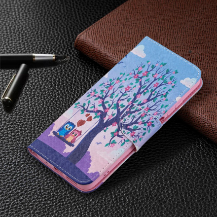 Housse Xiaomi Redmi 10 Hiboux Sur La Balançoire Housse Xiaomi Redmi 10 Hiboux Sur La Balançoire