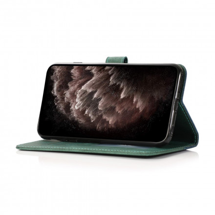 Housse Oppo A54 5G / A74 5G Simili Cuir Bicolore Triangle Housse Oppo A54 5G / A74 5G Simili Cuir Bicolore Triangle