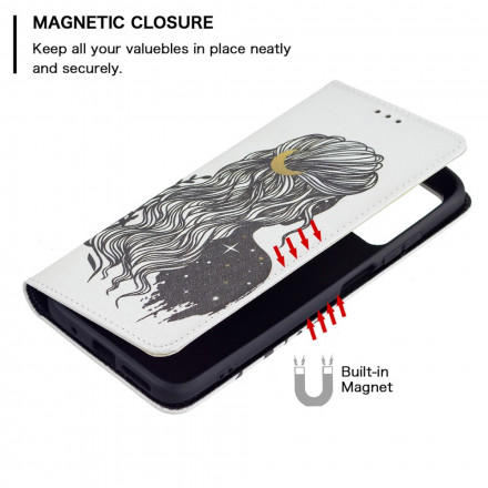 Flip Cover Xiaomi Redmi 10 Jolie Chevelure Flip Cover Xiaomi Redmi 10 Jolie Chevelure