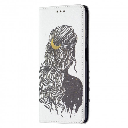Flip Cover Xiaomi Redmi 10 Jolie Chevelure Flip Cover Xiaomi Redmi 10 Jolie Chevelure