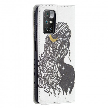 Flip Cover Xiaomi Redmi 10 Jolie Chevelure Flip Cover Xiaomi Redmi 10 Jolie Chevelure