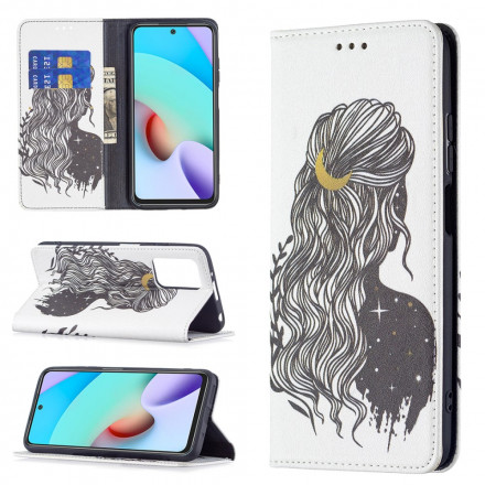 Flip Cover Xiaomi Redmi 10 Jolie Chevelure Flip Cover Xiaomi Redmi 10 Jolie Chevelure