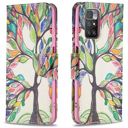 Housse Xiaomi Redmi 10 Arbre Coloré Housse Xiaomi Redmi 10 Arbre Coloré