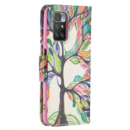Housse Xiaomi Redmi 10 Arbre Coloré Housse Xiaomi Redmi 10 Arbre Coloré