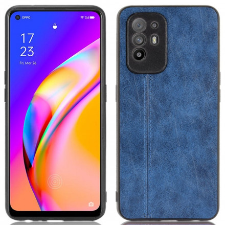 Coque Oppo A94 5G Effet Cuir Couture Coque Oppo A94 5G Effet Cuir Couture