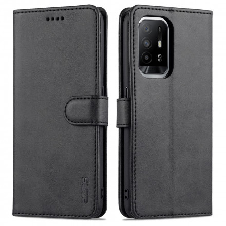 Housse Oppo A94 5G AZNS Effet Cuir Housse Oppo A94 5G AZNS Effet Cuir