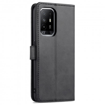 Housse Oppo A94 5G AZNS Effet Cuir Housse Oppo A94 5G AZNS Effet Cuir