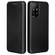 Flip Cover Oppo A94 5G Silicone Carbone Coloré Flip Cover Oppo A94 5G Silicone Carbone Coloré